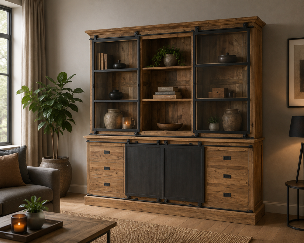 Vitrinekast Lucy teak